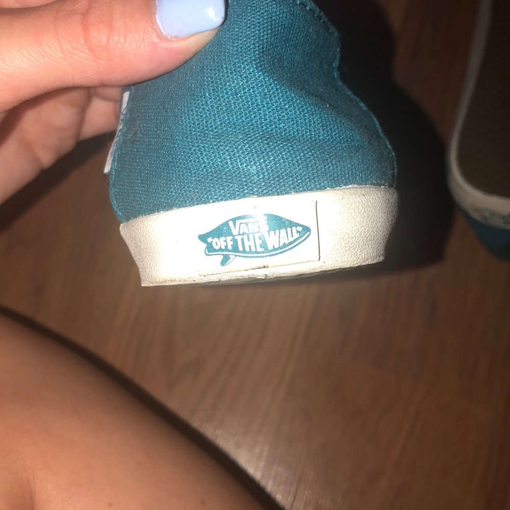 Turquoise blue Vans - Picture 3 of 4